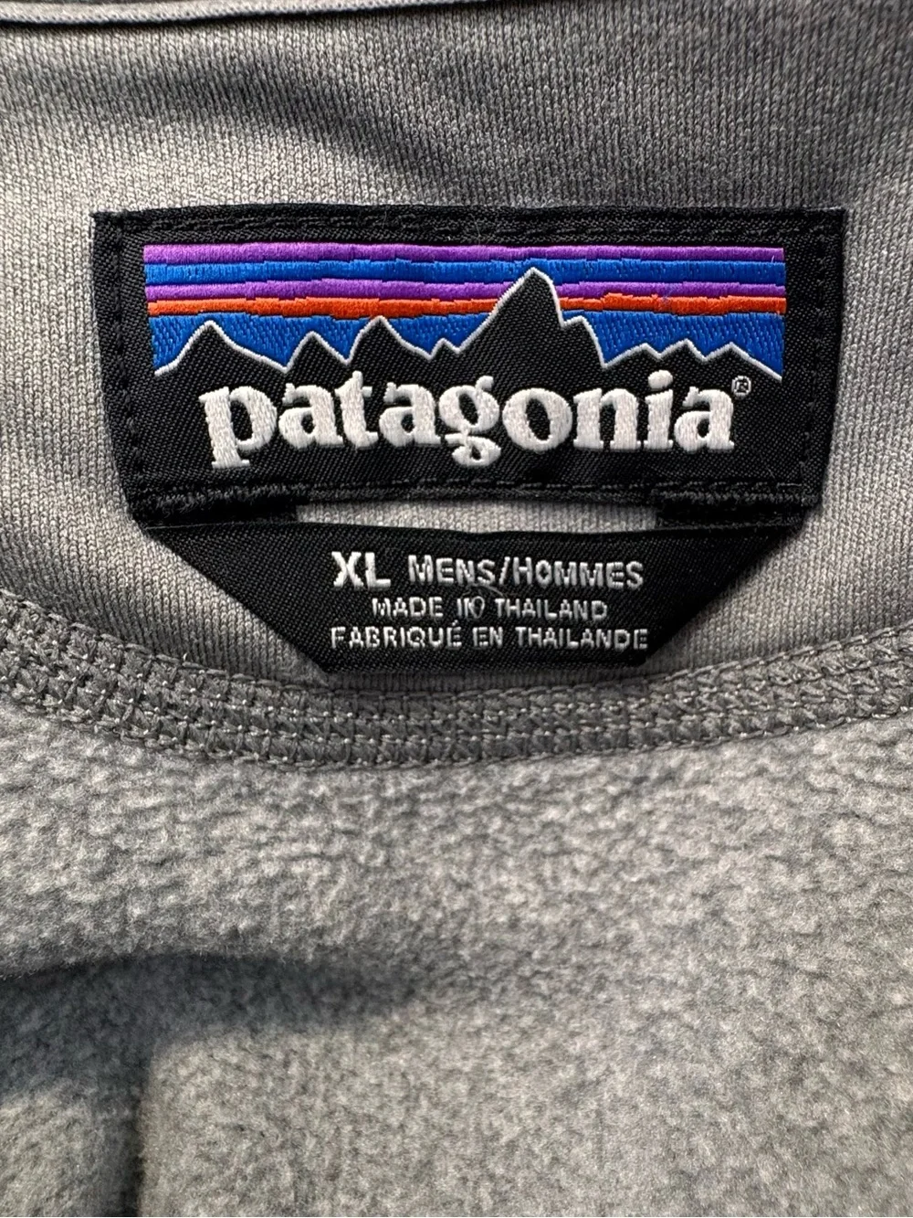Patagonia Better Sweater Hoodie Men’s XL Gray Full Zip Fleece Jacket Logo Hiking